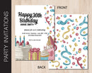 Editable Birthday Party Invitation