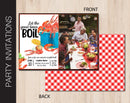 Editable Crawfish Boil Party Invitation with Photo