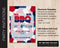 Editable Patriotic Barbecue Invitation