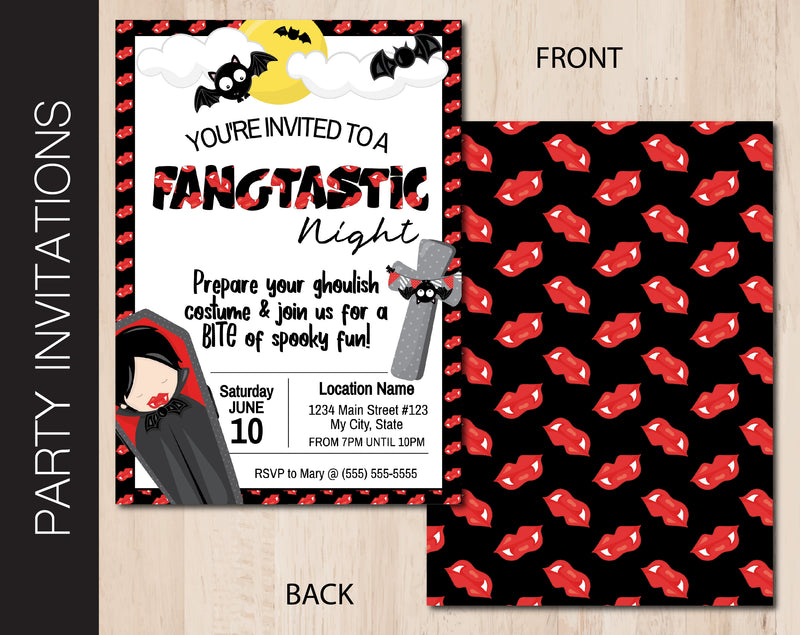 Editable Halloween Party Invitation