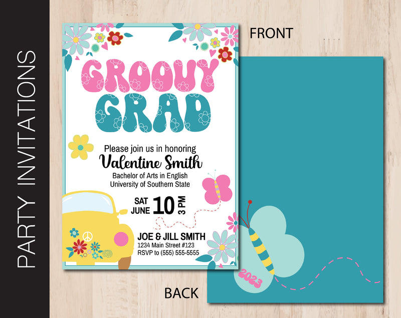 Editable Graduation Party Invitation