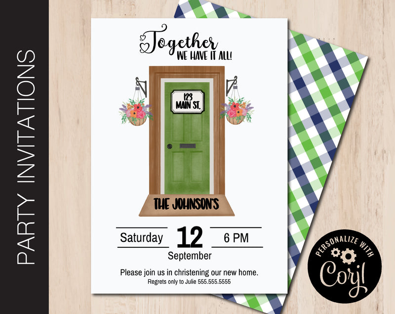 Editable House Warming Party Invitation