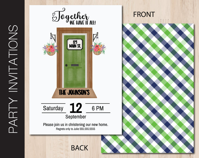 Editable House Warming Party Invitation