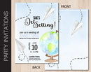 Editable Jet Setting Party Invitation