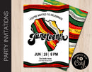 Editable Juneteenth Party Invitation