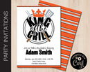 Editable King of the Grill Barbecue Invitation