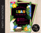 Editable Luau Party Invitation