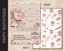 Editable Baking Party Invitation