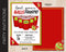 Editable Beer Pong Holiday Party Invitation