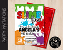 Slime Time Birthday Party Invitation