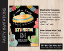 Editable Retirement Fiesta Invitation