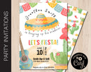 Editable Retirement Fiesta Invitation