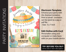 Editable Retirement Fiesta Invitation