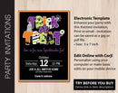 Editable Halloween Party Invitation